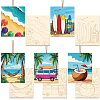 20Pcs Rectangle Unfinished Plywood Picture Sets DIY-WH0899-763-1
