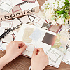 AHADERMAKER 3 Sets 3 Styles Retro Filmstrip Paper Scrapbook Decorative Pads DIY-GA0005-55-3