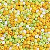Opaque Glass Round Seed Beads GLAA-TAC0025-07B-07-3