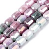 Anti-Tarnish Electroplate Glass Beads Strands EGLA-N027-03A-04-1