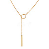 Alloy Ring & Stick Lariat Necklaces for Women WG56D22-01-3