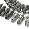 Natural Map Stone Double Terminated Point Beads Strands G-H069-A09-01-3