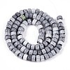 Handmade Millefiori Glass Beads Strands LAMP-T021-27A-02-2