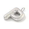 Non-Tarnish 304 Stainless Steel Pendants STAS-C102-15P-P-2