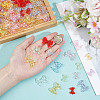160Pcs 16 Styles Transparent Acrylic Beads TACR-GO0001-04-3