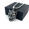 Vintage 304 Stainless Steel Lion Head Pendant Necklaces for Men Women LS-OG9311-4
