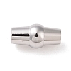 304 Stainless Steel Magnetic Clasps with Glue-in Ends STAS-K006-09C-4mm-3