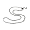 304 Stainless Steel Herringbone Chain Necklaces NJEW-P282-02P-2