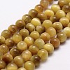 Natural Tiger Eye Bead Strands LS-G-D840-54-8mm-03-1