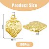 DICOSMETIC 100Pcs Brass Charms KK-DC0003-58-2