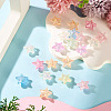 20Pcs UV Plating Transparent Acrylic Beads MACR-TA0002-79-5