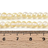 Baking Paint Transparent Glass Beads Strands DGLA-N011-4mm-02-4