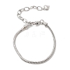 Brass Snake Chain Bracelets for Women BJEW-H639-08P-4