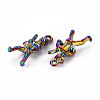 Rainbow Color Alloy Pendants PALLOY-S180-292-NR-3