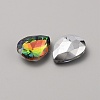 Glass Rhinestone Cabochons GLAA-WH0045-10F-03-2