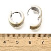 304 Stainless Steel Hoop Earrings for Women EJEW-C096-48GP-3