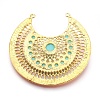 Alloy Resin Big Pendants PALLOY-ARG7286-G-LF-2