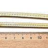 Ion Plating(IP) 304 Stainless Steel Herringbone Chain Necklace for Men Women X-NJEW-E076-03E-G-3