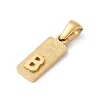 304 Stainless Steel Pendants STAS-Z120-03B-G-2