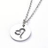 Non-Tarnish 304 Stainless Steel Pendant Necklaces NJEW-E147-04P-1