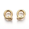 Brass Charms LS-ZIRC-I037-01Q-G-2