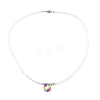 Beaded Necklaces & 304 Stainless Steel Satellite Chain Necklace Sets NJEW-JN03459-14