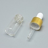 Faceted Natural Amethyst Openable Perfume Bottle Pendants G-E556-11E-4