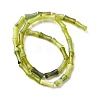 Natural Xiuyan Jade Beads Strands G-L624-G05-12x5mm-3