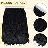 1 Yard Plastic Bugle Bead Tassel Trimming OCOR-BC0006-60B-4