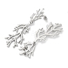 304 Stainless Steel Tree Branch Stud Earrings EJEW-D281-32S-2