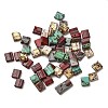 2-Hole Opaque Glass Seed Beads SEED-S023-30C-29-1