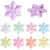36Pcs 9 Colors Luminous Transparent & Opaque Acrylic Beads OACR-SC0002-80-7