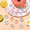 25Pcs 5 Colors Transparent Resin Fruit Decoden Cabochons RESI-CJ0004-16-5