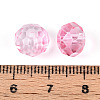 Baking Paint Transparent Glass Beads X1-GLAA-N011-10mm-08-3