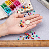 Kissitty 400Pcs 8 Colors Synthetic Turquoise Beads Strands TURQ-KS0001-01-4