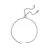 304 Stainless Steel Cable Chain Rolo Chain Bracelet Making AJEW-JB01459-02-1
