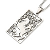 Non-Tarnish 304 Stainless Steel Pendant Necklaces LS-NJEW-L118-02P-03-1