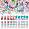 200Pcs 10 Colors Crackle Glass Beads Strands GLAA-TA0003-31A-2