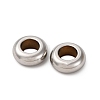 304 Stainless Steel European Beads STAS-P397-01A-P-2