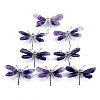 Natural Amethyst Crystal Dragonfly Figurines PW-WG22635-01-3