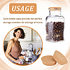 Cork Bottle Stoppers FIND-WH0033-45B-5