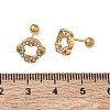 304 Stainless Steel Crystal Rhinestone Animal Cartilage Earrings SA-CBA1F7E-01G-03-2