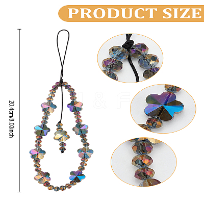 1Pc Acrylic Mobile Straps HJEW-LP0002-20B-1