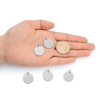 Anti-Tarnish 304 Stainless Steel Pendants X-STAS-I311-32H-P-1