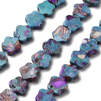 Synthetic Imperial Jasper Beads Strands G-Q050-B01-03-1