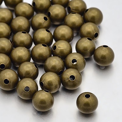 Brass Beads X-ECR8MM-AB-NF-1