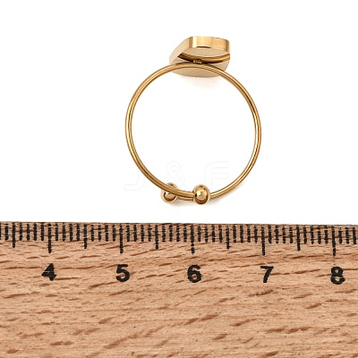 Trapezoid 304 Stainless Steel Open Cuff Bangle Makings with Bezel Tray SA-CBABF3F-02G-05-1