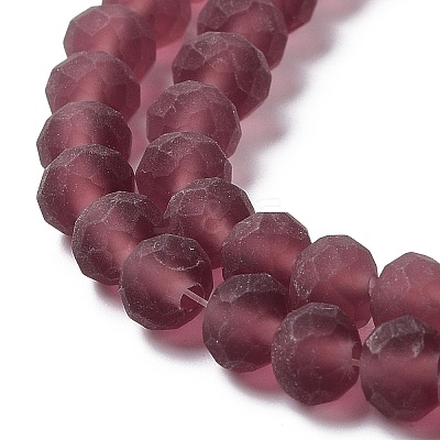 Transparent Glass Beads Strands EGLA-A034-T6mm-MD13-1