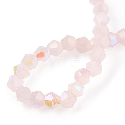 Imitation Jade Electroplate Glass Beads Strands EGLA-A039-J2mm-L07-1