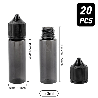 Plastic Squeeze Bottles AJEW-BC0001-33B-1
